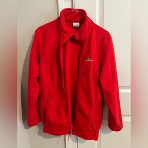 Women’s Georgia Bulldog Columbia Scarlet Fleece Outerwear Size: 1X